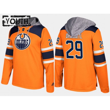 Kinder Edmonton Oilers Leon Draisaitl 29 N001 Pullover Hooded Sweatshirt
